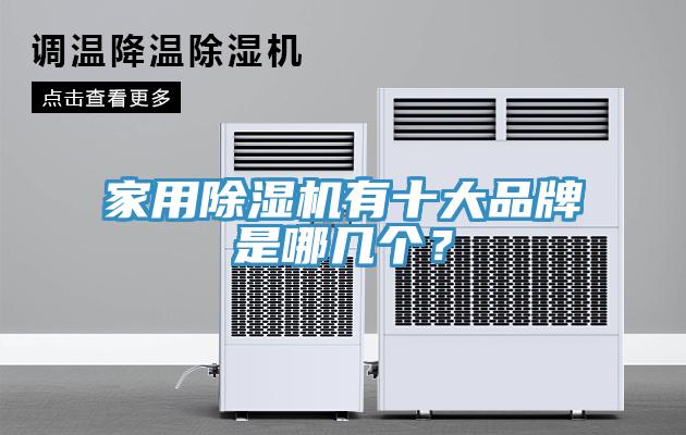 家用除濕機有十大品牌是哪幾個？