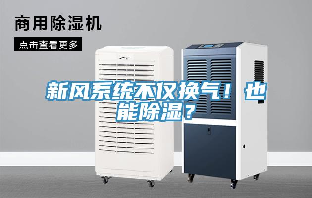 新風(fēng)系統(tǒng)不僅換氣！也能除濕？