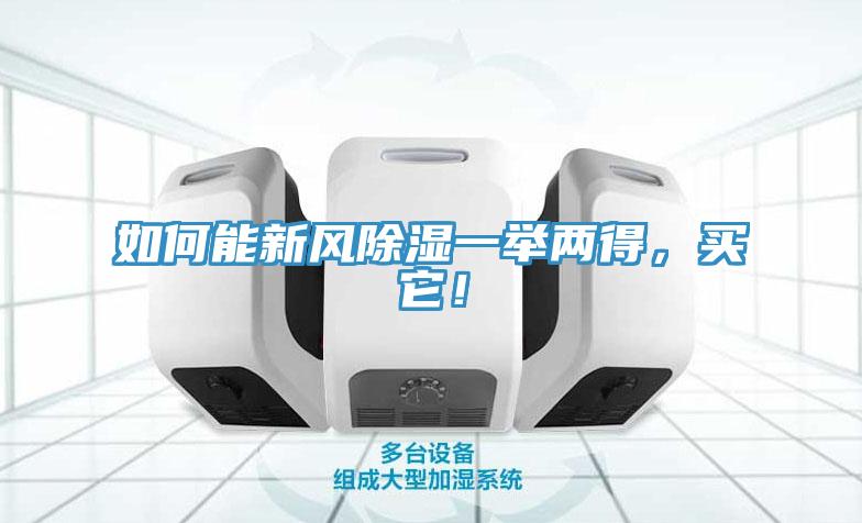 如何能新風(fēng)除濕一舉兩得，買它！