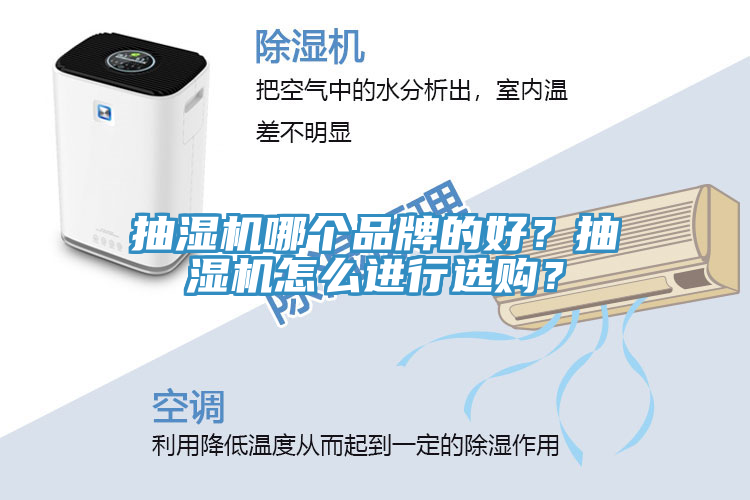 抽濕機哪個品牌的好？抽濕機怎么進行選購？