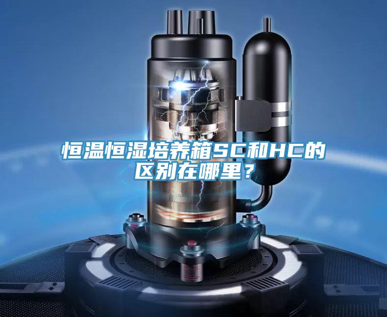 恒溫恒濕培養(yǎng)箱SC和HC的區(qū)別在哪里？