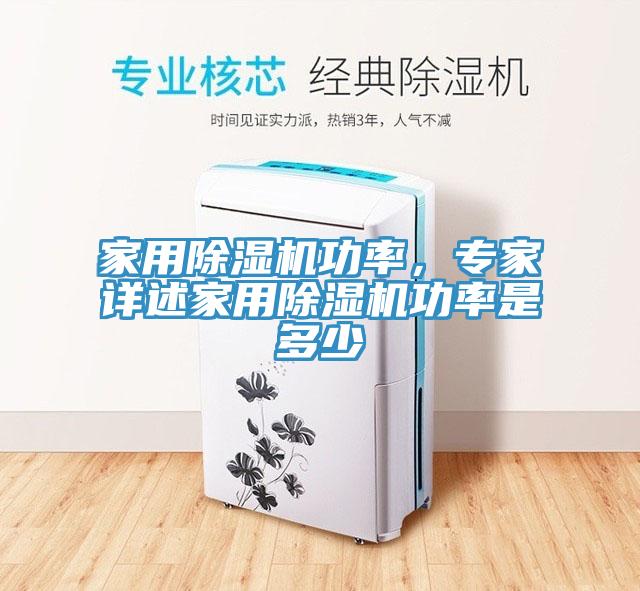 家用除濕機(jī)功率，專(zhuān)家詳述家用除濕機(jī)功率是多少