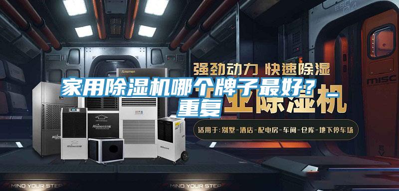 家用除濕機哪個牌子最好？_重復