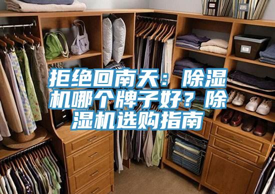 拒絕回南天：除濕機(jī)哪個(gè)牌子好？除濕機(jī)選購(gòu)指南