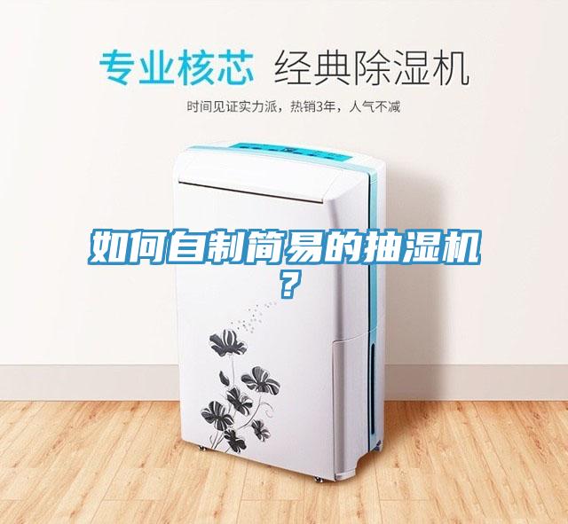 如何自制簡(jiǎn)易的抽濕機(jī)？