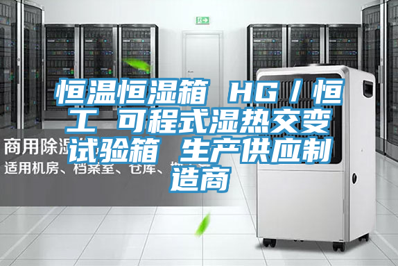恒溫恒濕箱 HG／恒工 可程式濕熱交變試驗箱 生產(chǎn)供應制造商