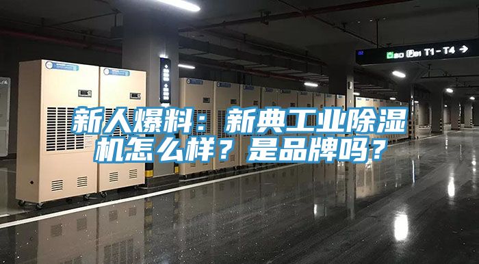 新人爆料：新典工業(yè)除濕機怎么樣？是品牌嗎？