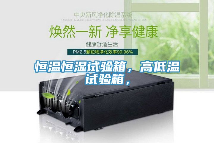 恒溫恒濕試驗箱，高低溫試驗箱，