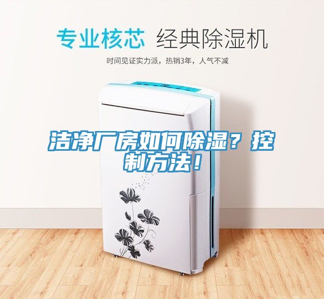 潔凈廠房如何除濕？控制方法！
