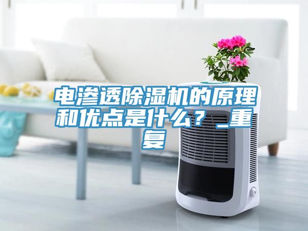 電滲透除濕機(jī)的原理和優(yōu)點(diǎn)是什么？_重復(fù)