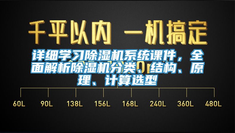 詳細(xì)學(xué)習(xí)除濕機(jī)系統(tǒng)課件，全面解析除濕機(jī)分類、結(jié)構(gòu)、原理、計算選型