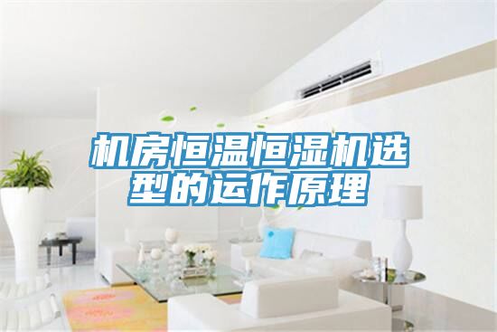 機(jī)房恒溫恒濕機(jī)選型的運作原理