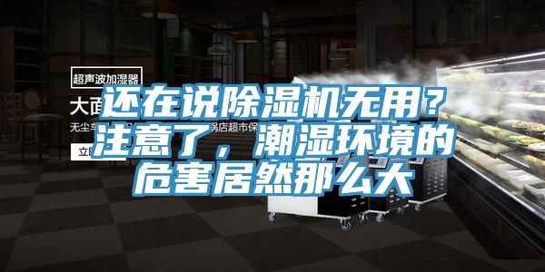 還在說除濕機(jī)無用？注意了，潮濕環(huán)境的危害居然那么大