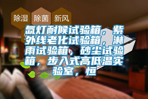 氙燈耐候試驗(yàn)箱，紫外線老化試驗(yàn)箱，淋雨試驗(yàn)箱，砂塵試驗(yàn)箱，步入式高低溫實(shí)驗(yàn)室，恒
