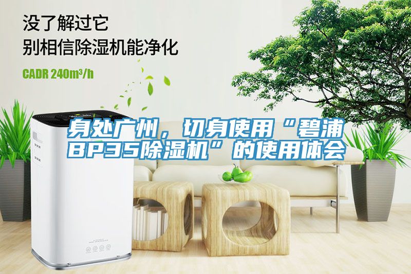 身處廣州，切身使用“碧浦BP35除濕機(jī)”的使用體會(huì)