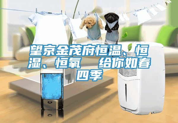 望京金茂府恒溫、恒濕、恒氧  給你如春四季