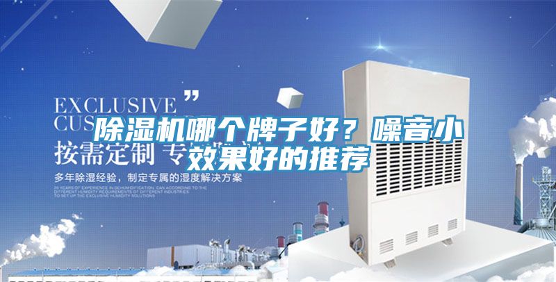除濕機哪個牌子好？噪音小效果好的推薦