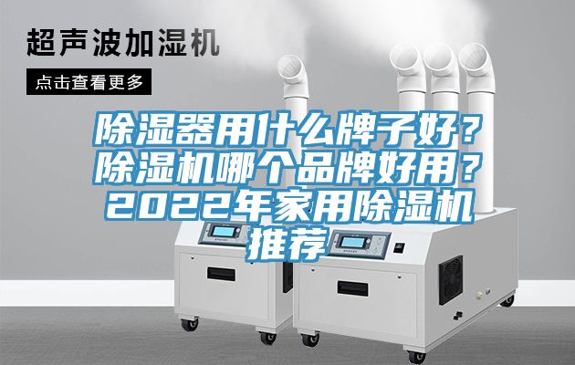 除濕器用什么牌子好？除濕機哪個品牌好用？2022年家用除濕機推薦