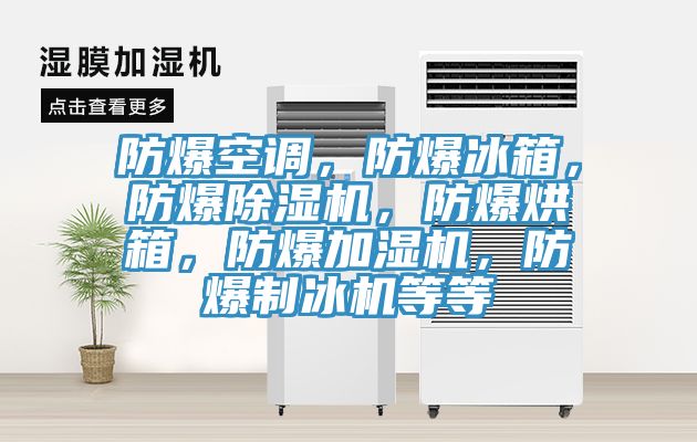 防爆空調(diào)，防爆冰箱，防爆除濕機(jī)，防爆烘箱，防爆加濕機(jī)，防爆制冰機(jī)等等