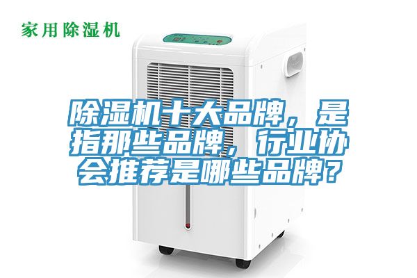 除濕機十大品牌，是指那些品牌，行業(yè)協(xié)會推薦是哪些品牌？