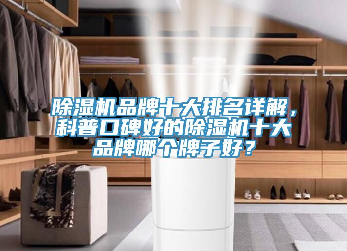 除濕機品牌十大排名詳解，科普口碑好的除濕機十大品牌哪個牌子好？