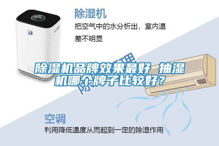 除濕機品牌效果最好 抽濕機哪個牌子比較好？