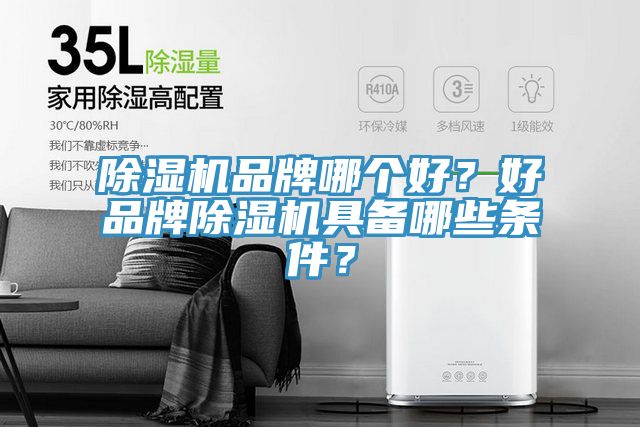 除濕機品牌哪個好？好品牌除濕機具備哪些條件？