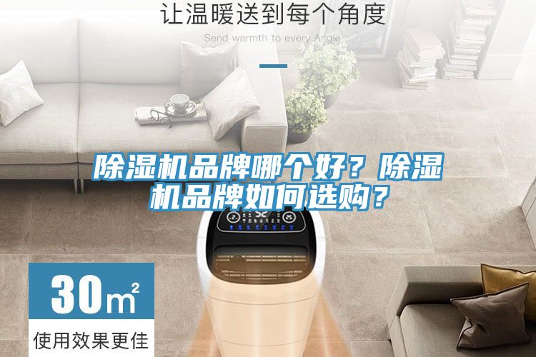 除濕機品牌哪個好？除濕機品牌如何選購？