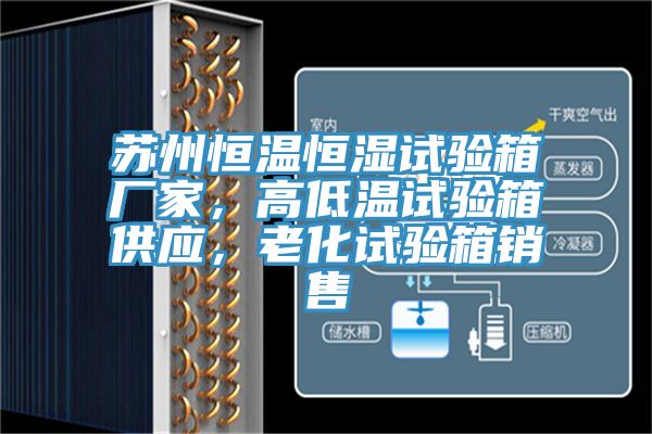 蘇州恒溫恒濕試驗箱廠家，高低溫試驗箱供應，老化試驗箱銷售