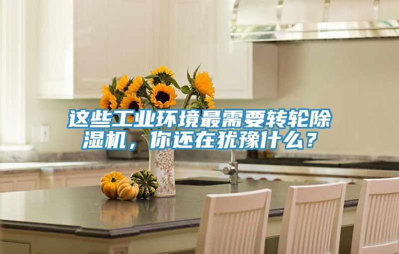 這些工業(yè)環(huán)境最需要轉(zhuǎn)輪除濕機(jī)，你還在猶豫什么？