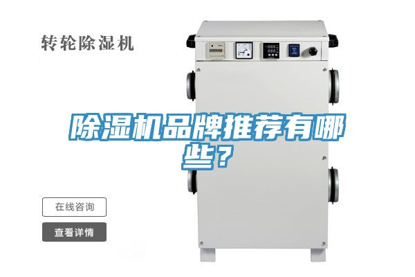 除濕機品牌推薦有哪些？