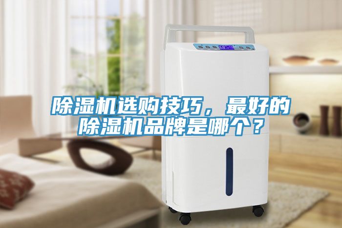 除濕機選購技巧，最好的除濕機品牌是哪個？