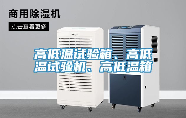 高低溫試驗(yàn)箱、高低溫試驗(yàn)機(jī)、高低溫箱