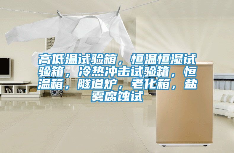 高低溫試驗箱，恒溫恒濕試驗箱，冷熱沖擊試驗箱，恒溫箱，隧道爐，老化箱，鹽霧腐蝕試