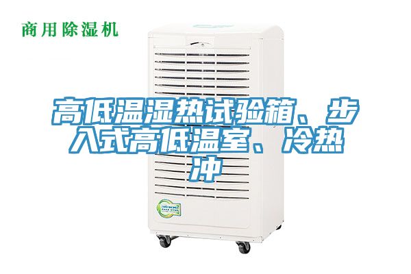高低溫濕熱試驗箱、步入式高低溫室、冷熱沖