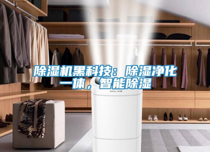 除濕機黑科技：除濕凈化一體，智能除濕