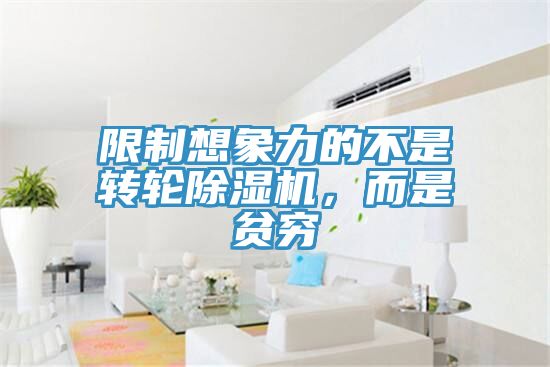 限制想象力的不是轉(zhuǎn)輪除濕機(jī)，而是貧窮